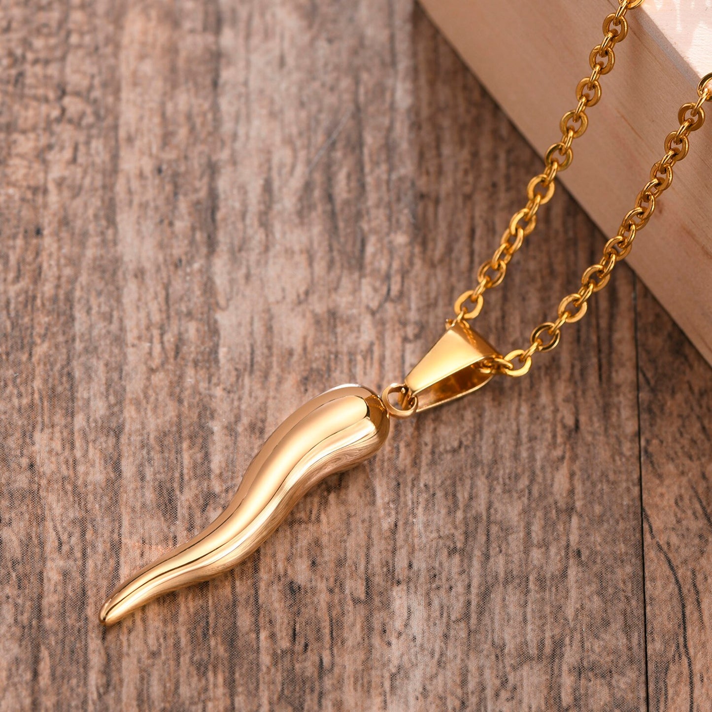 Gothic Horn Pendant