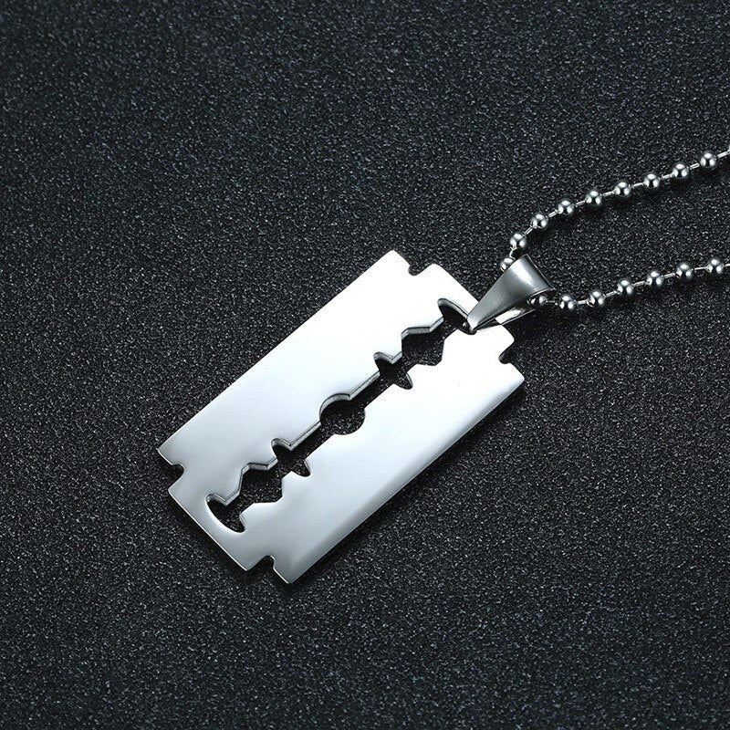 Shaving Blade Pendant