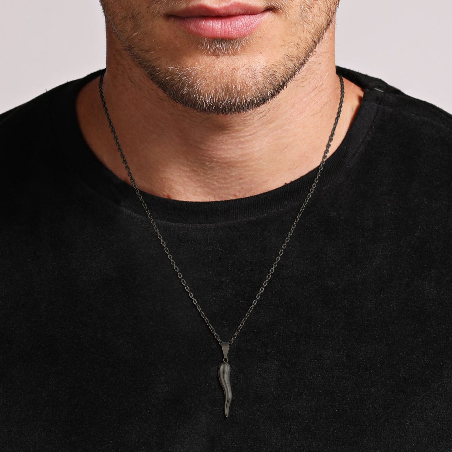 Gothic Horn Pendant