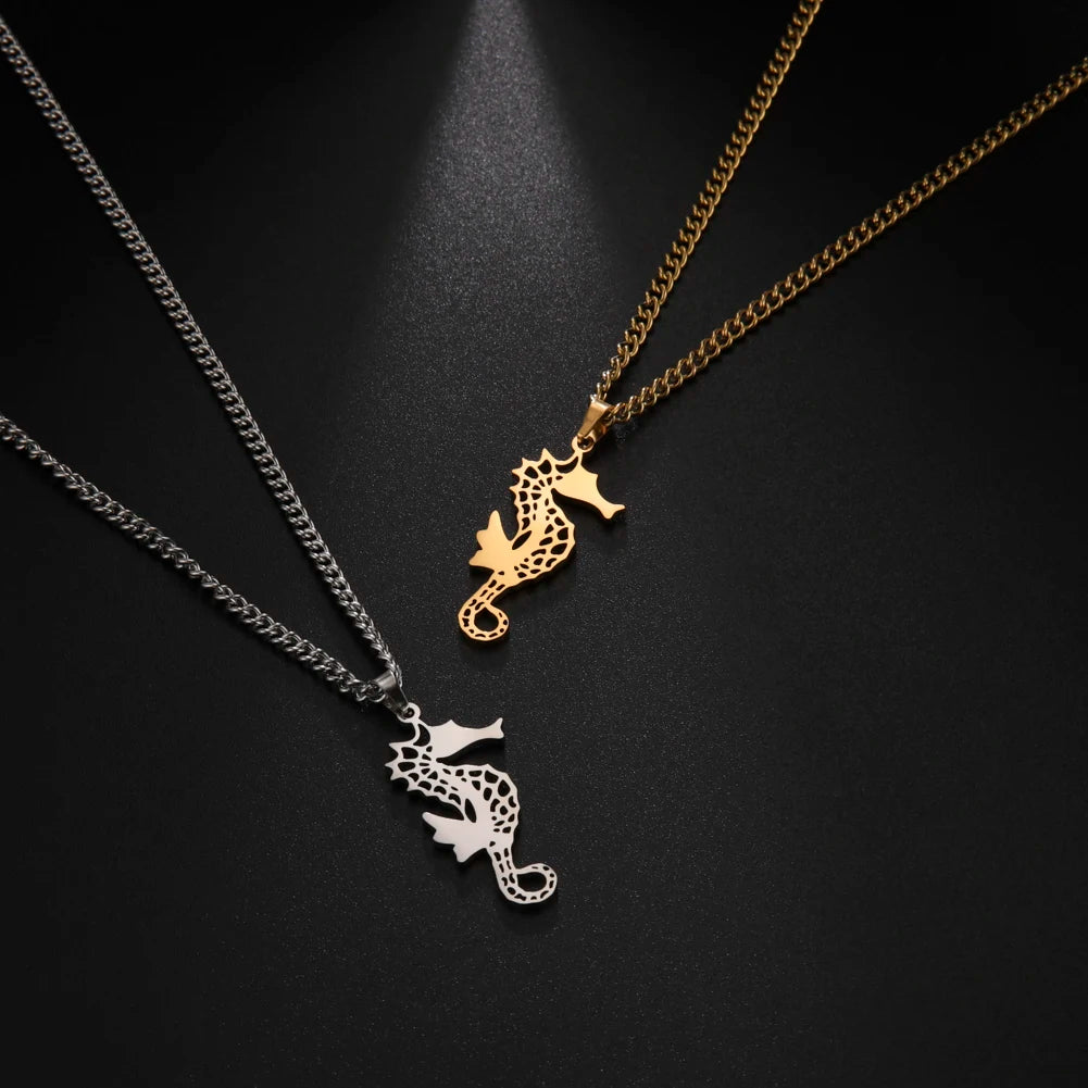 Athena Allure Designer Seahorse Pendant