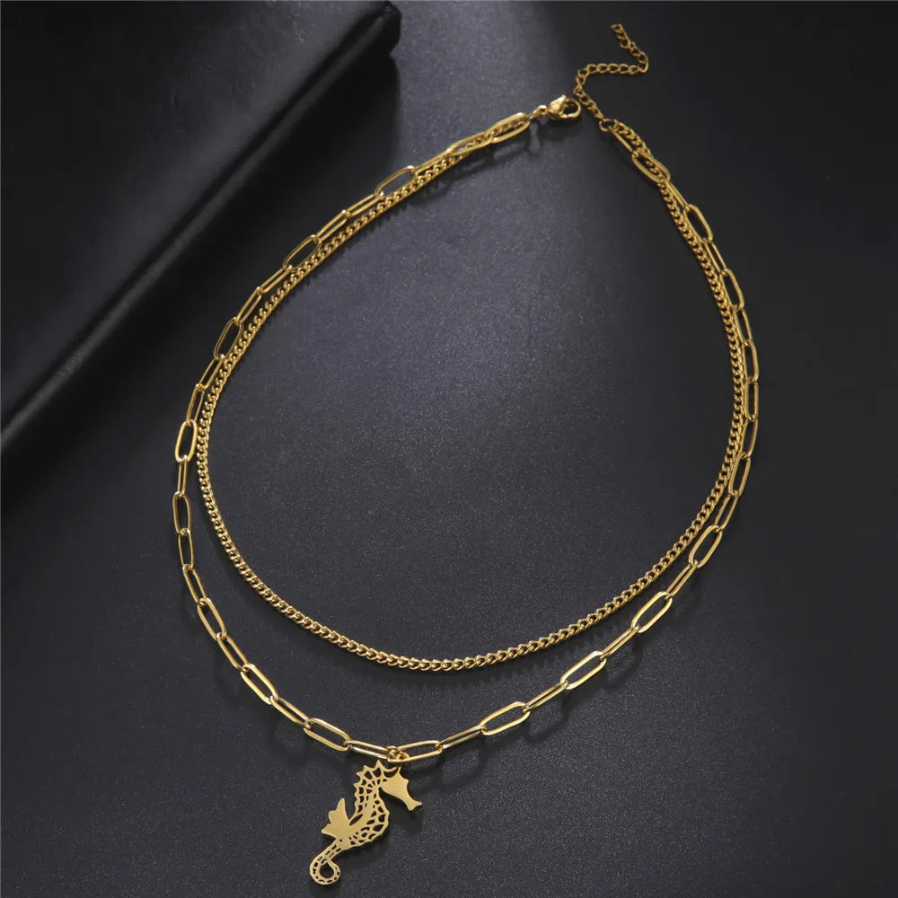 Athena Allure Designer Seahorse Pendant