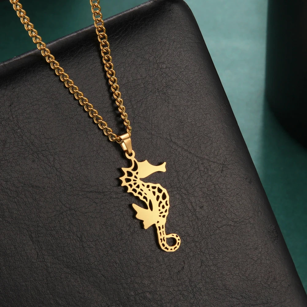 Athena Allure Designer Seahorse Pendant