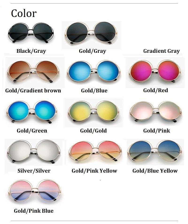 Round Oversized Shades