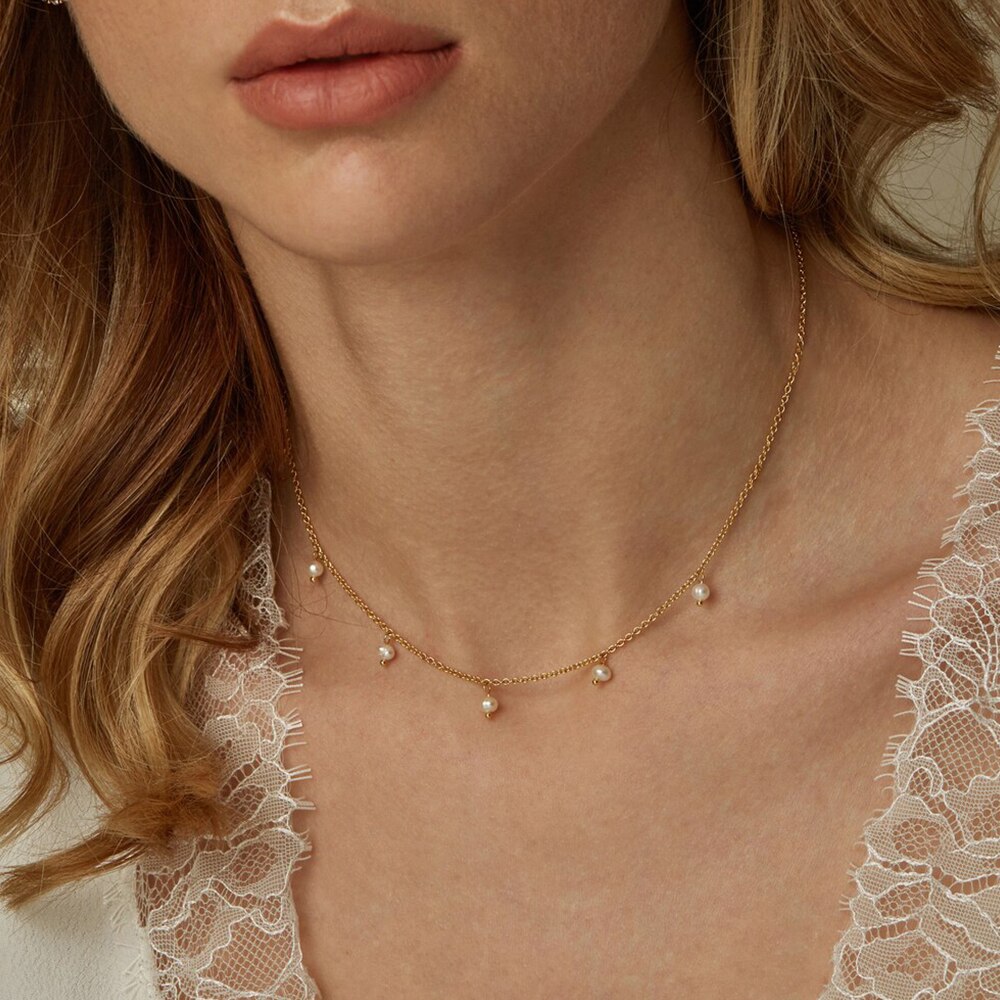 Pearl Tassle Choker