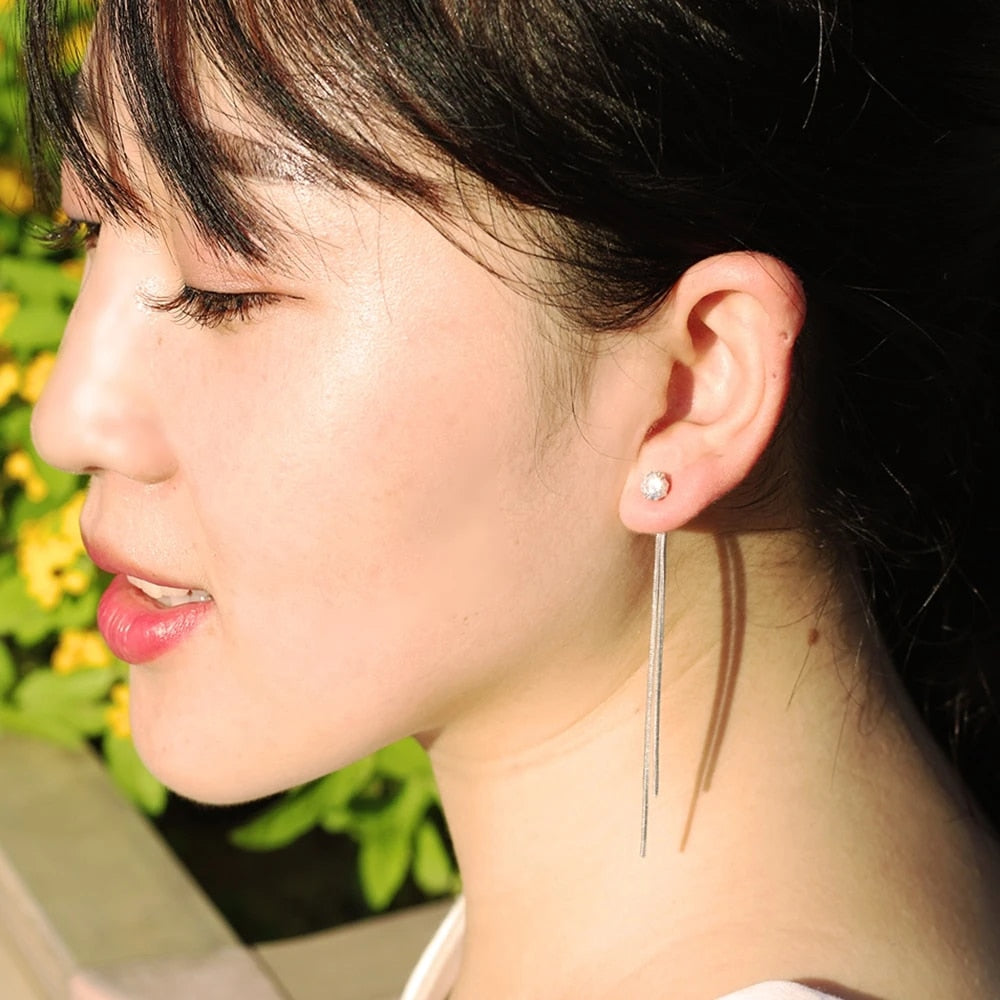 Long Drop Earrings