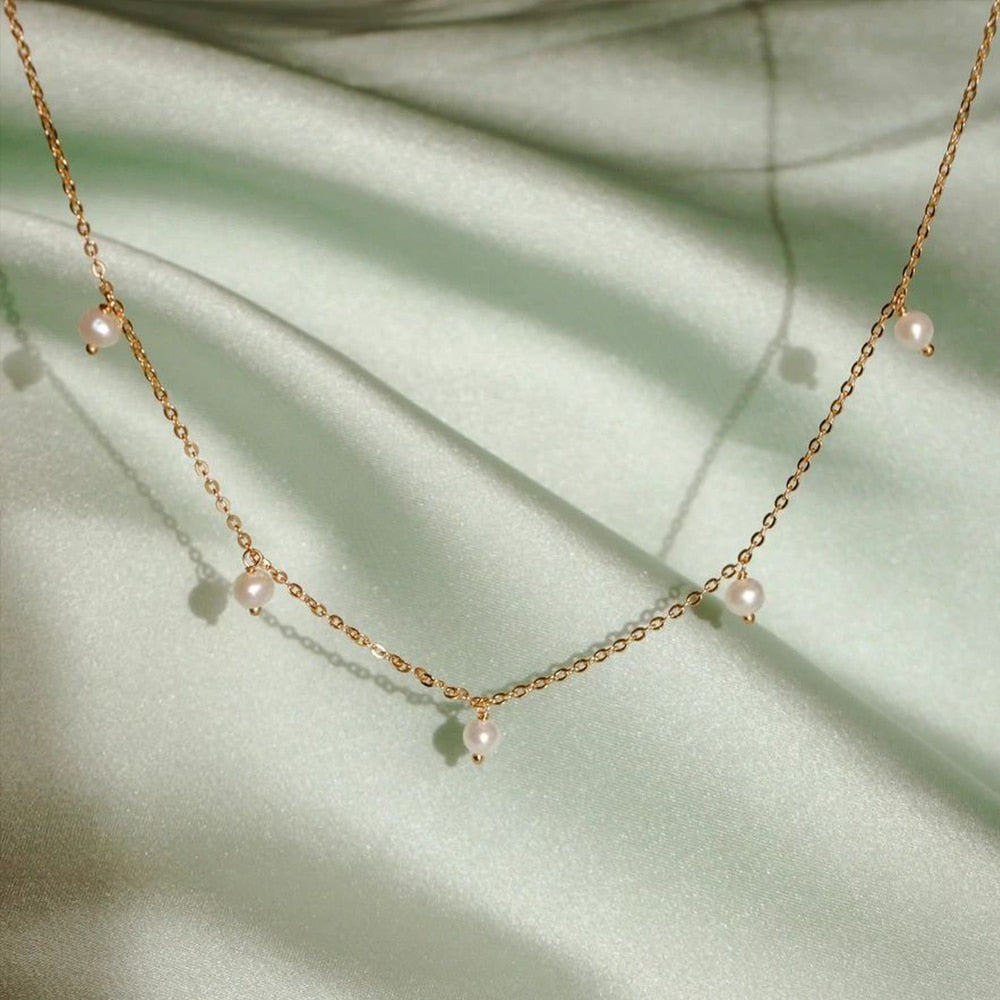 Pearl Tassle Choker