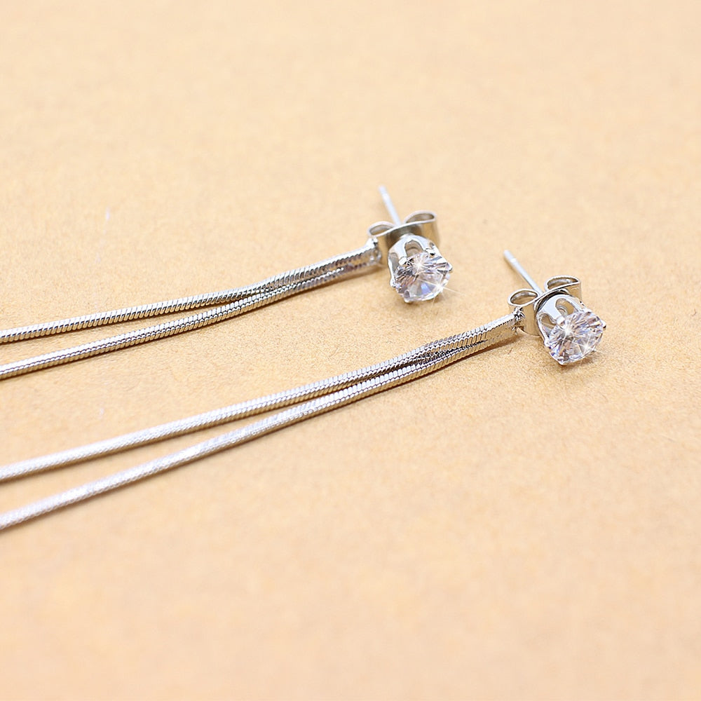 Long Drop Earrings
