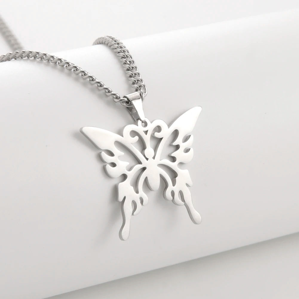 Athena Allure Designer Butterfly Necklace