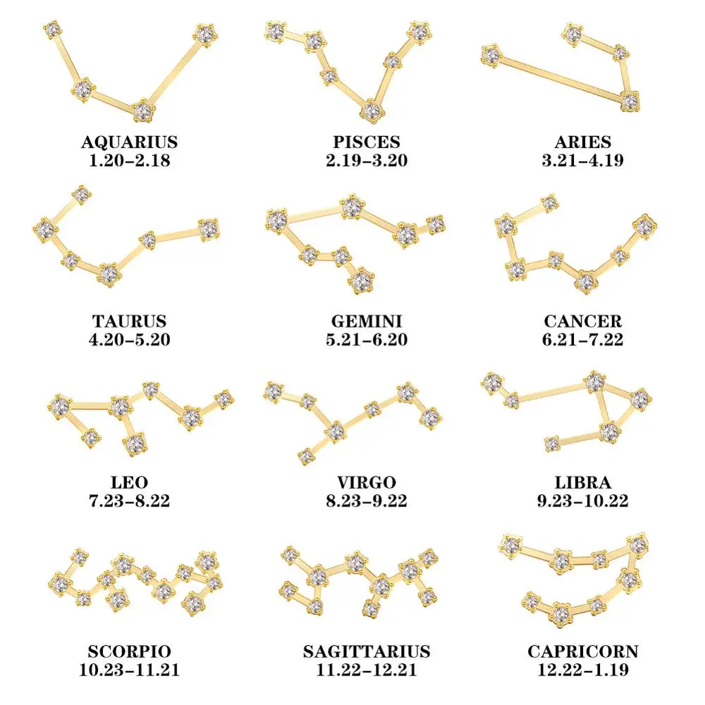 Athena Allure Designer Constellation Necklace