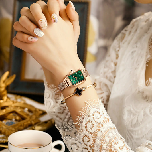 Elegant Square Dress Watch