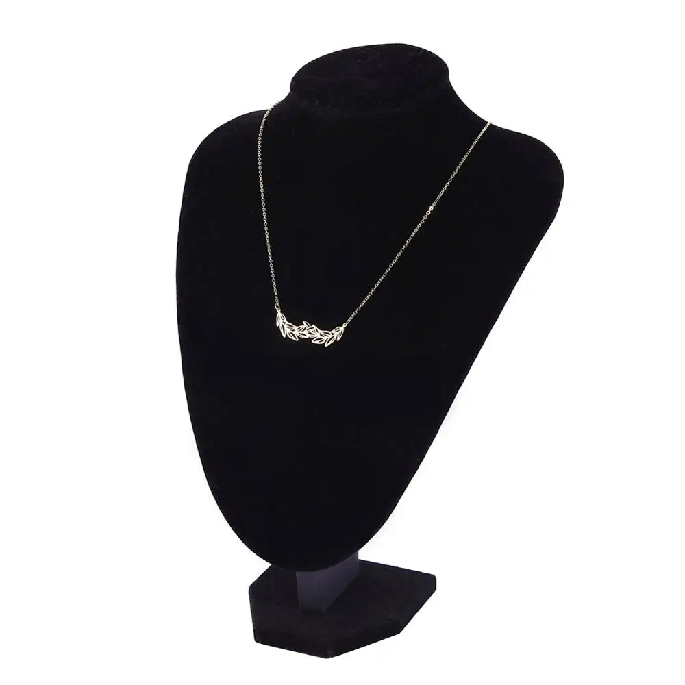 Athena Allure Designer Olive Branch Necklace