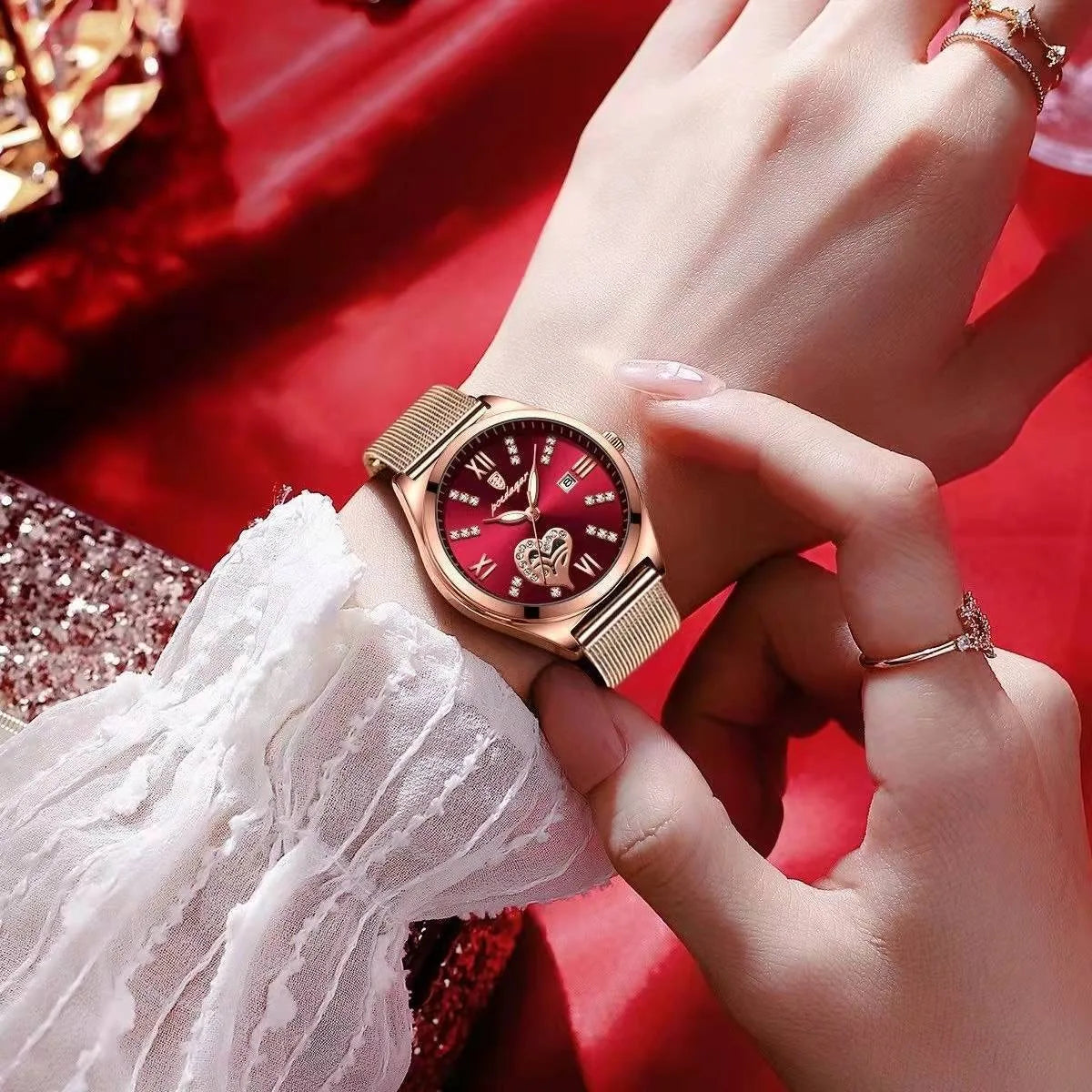 Luminous Luxury Watch