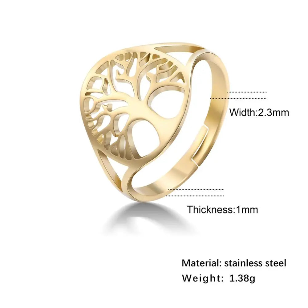 Athena Allure Designer Tree of Life Ring