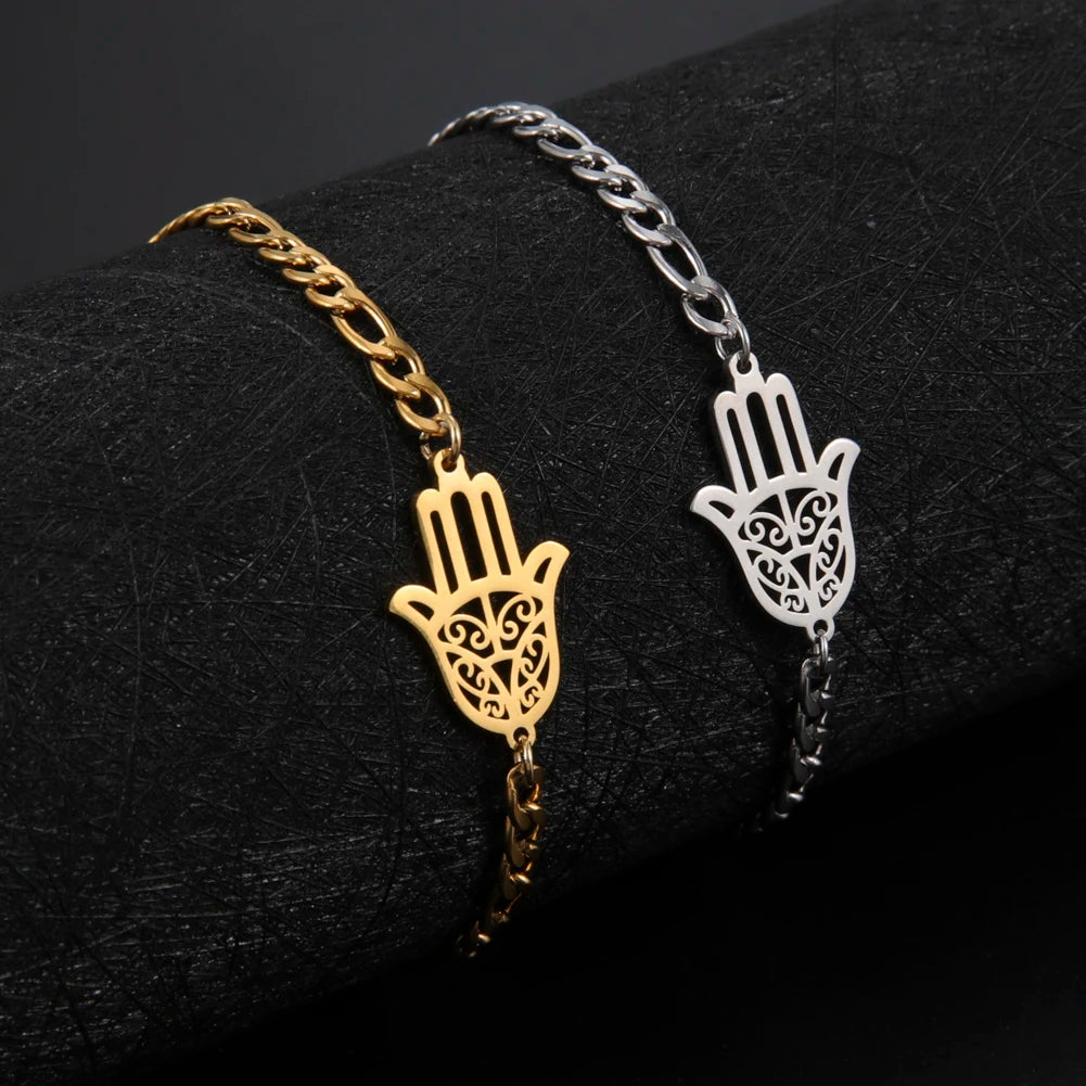 Athena Allure Designer Hamsa Hand of Fatima Bracelet