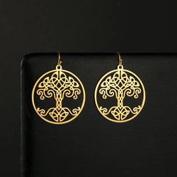 Athena Allure Designer Tree of Life Earrings