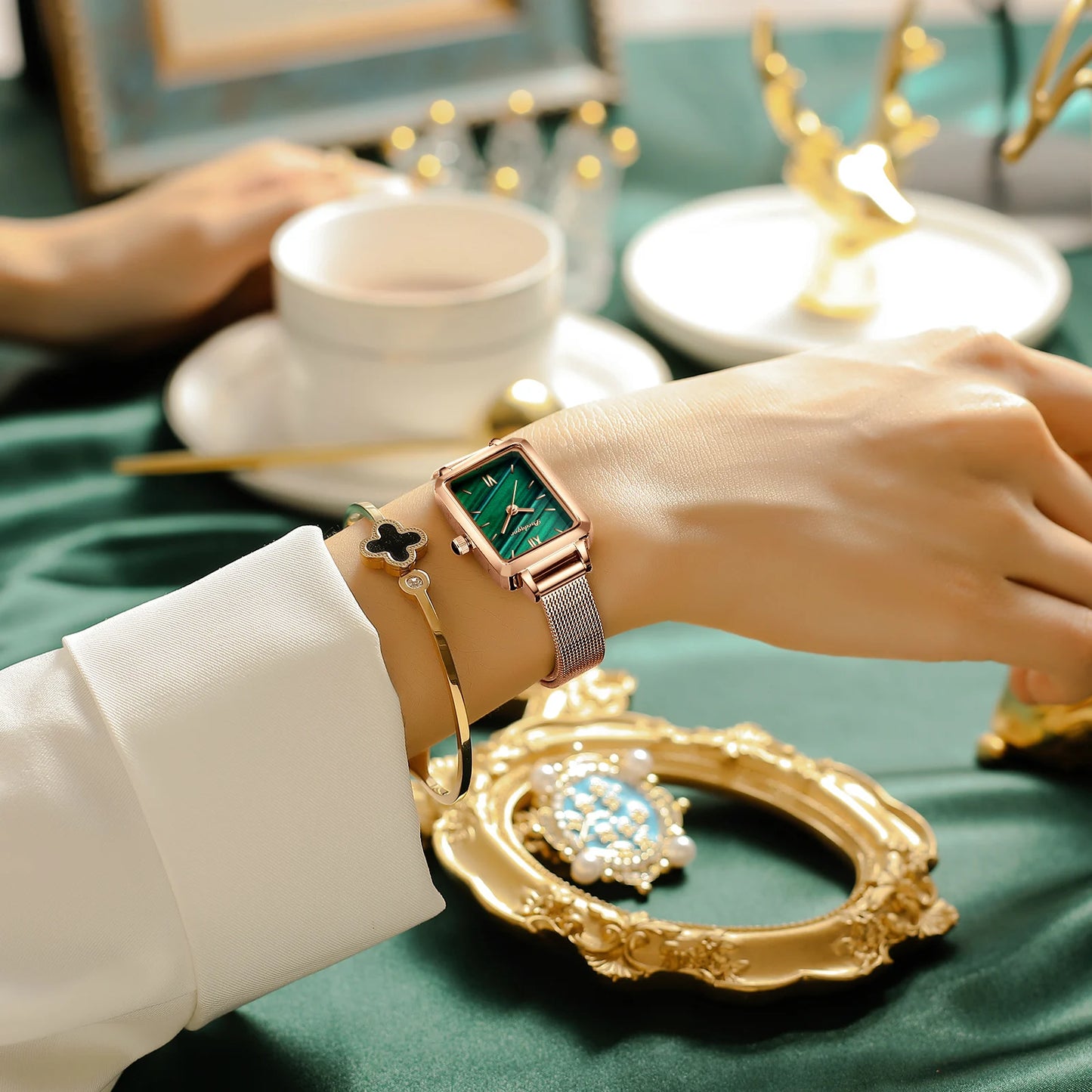 Elegant Square Dress Watch