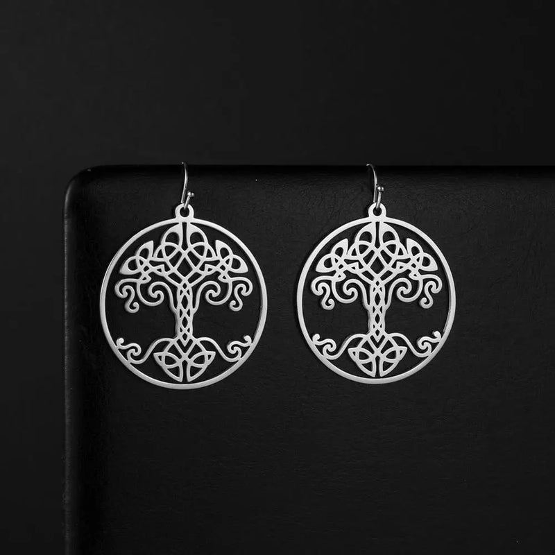 Athena Allure Designer Tree of Life Earrings