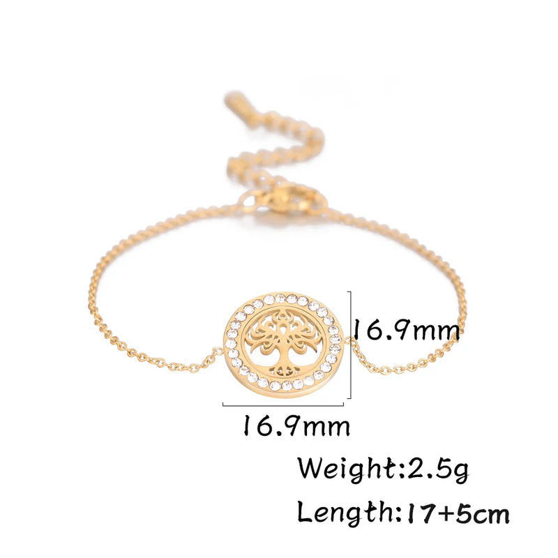 Athena Allure Tree of Life Charm Bracelet