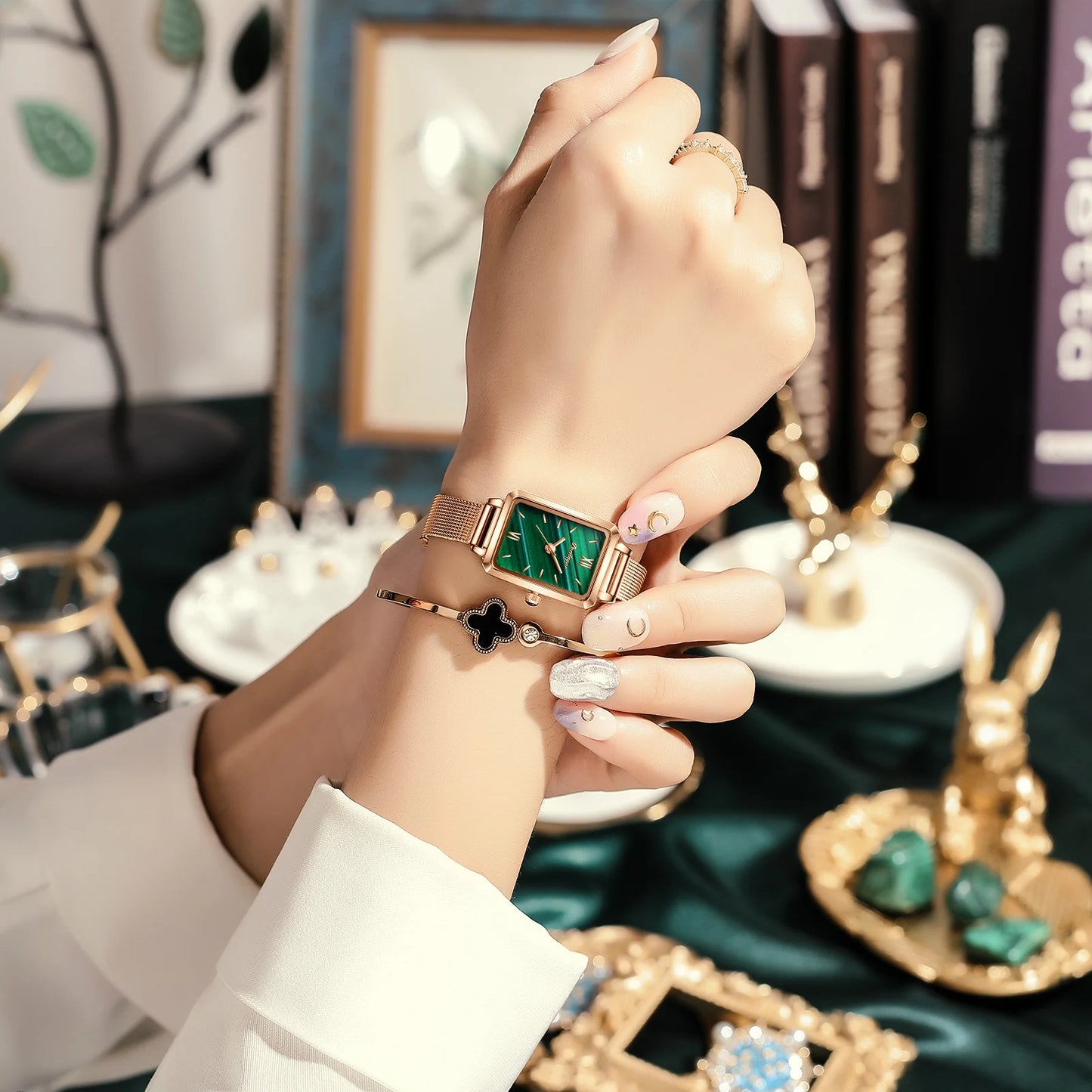 Elegant Square Dress Watch