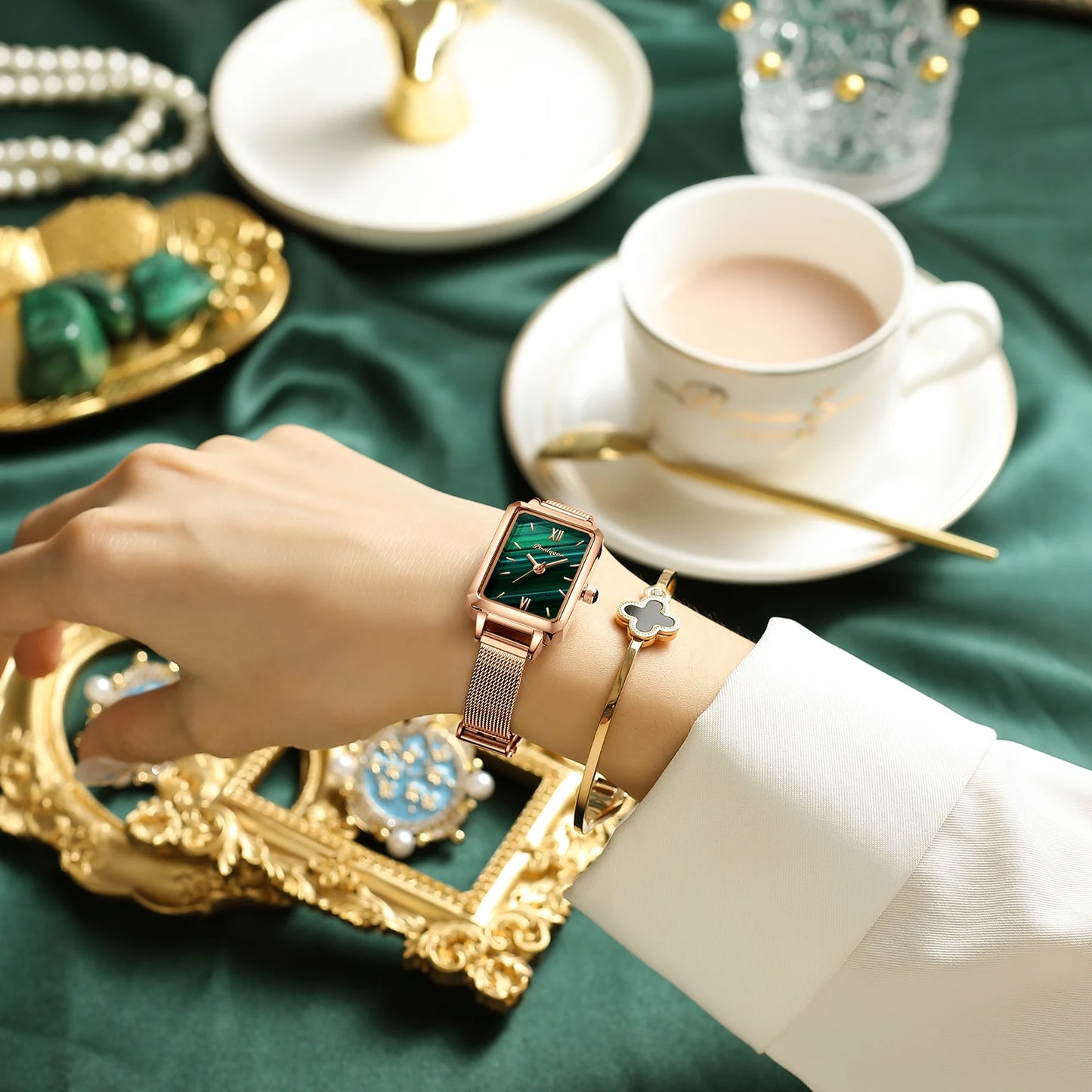 Elegant Square Dress Watch