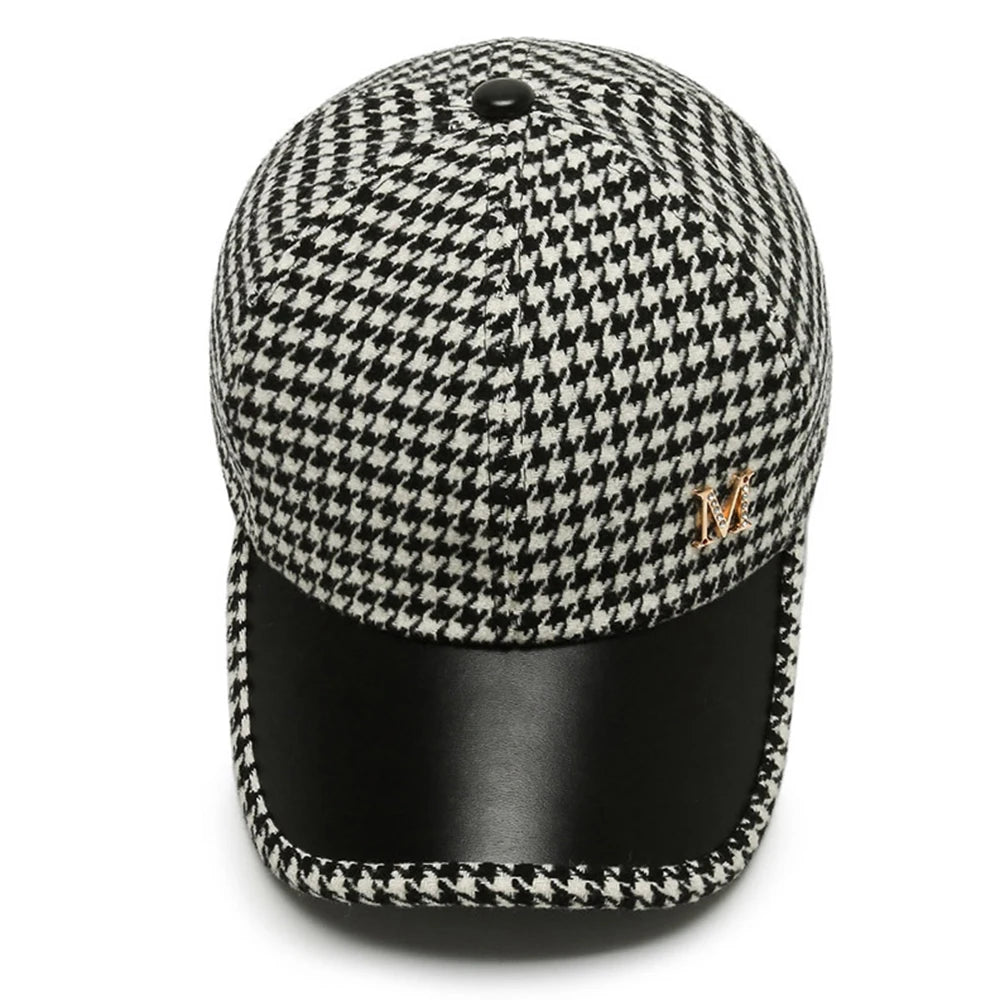 Athena Allure Designer Plaid Cap