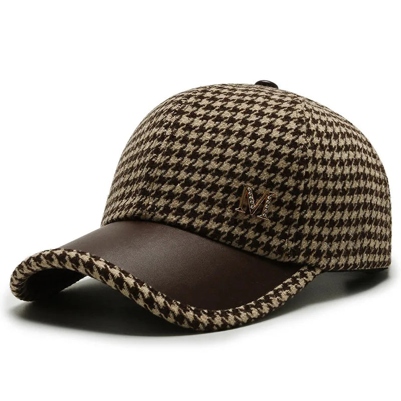 Athena Allure Designer Plaid Cap
