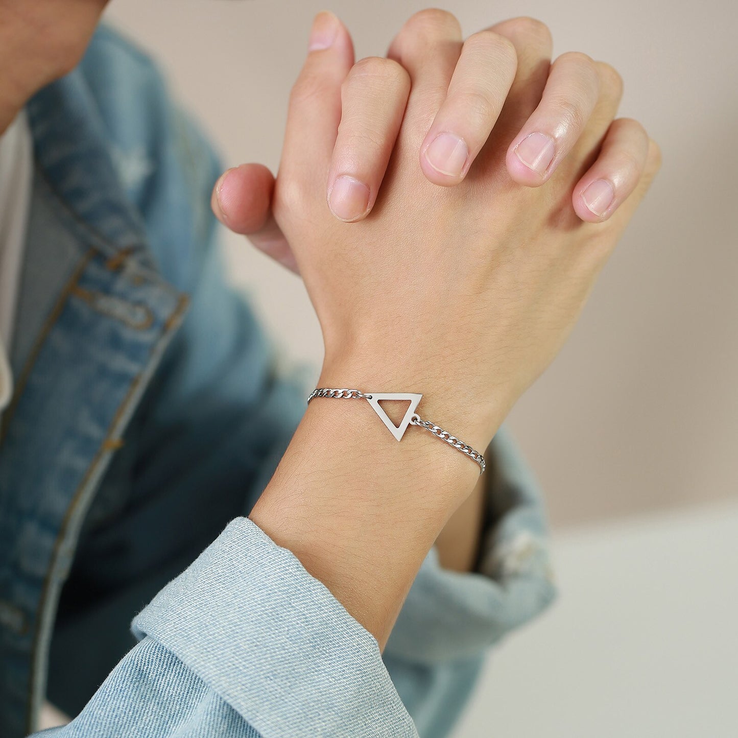 Punk Triangle Charm