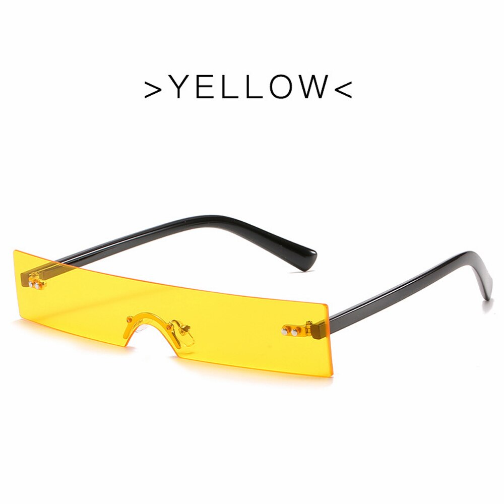 Oversized Rimless Designer Shades