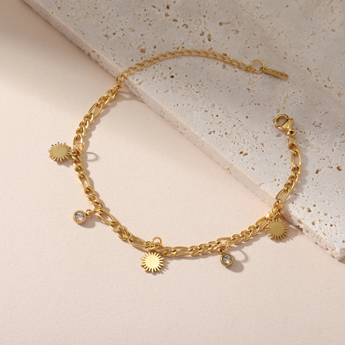 Athena Allure Sun Charm Bracelet