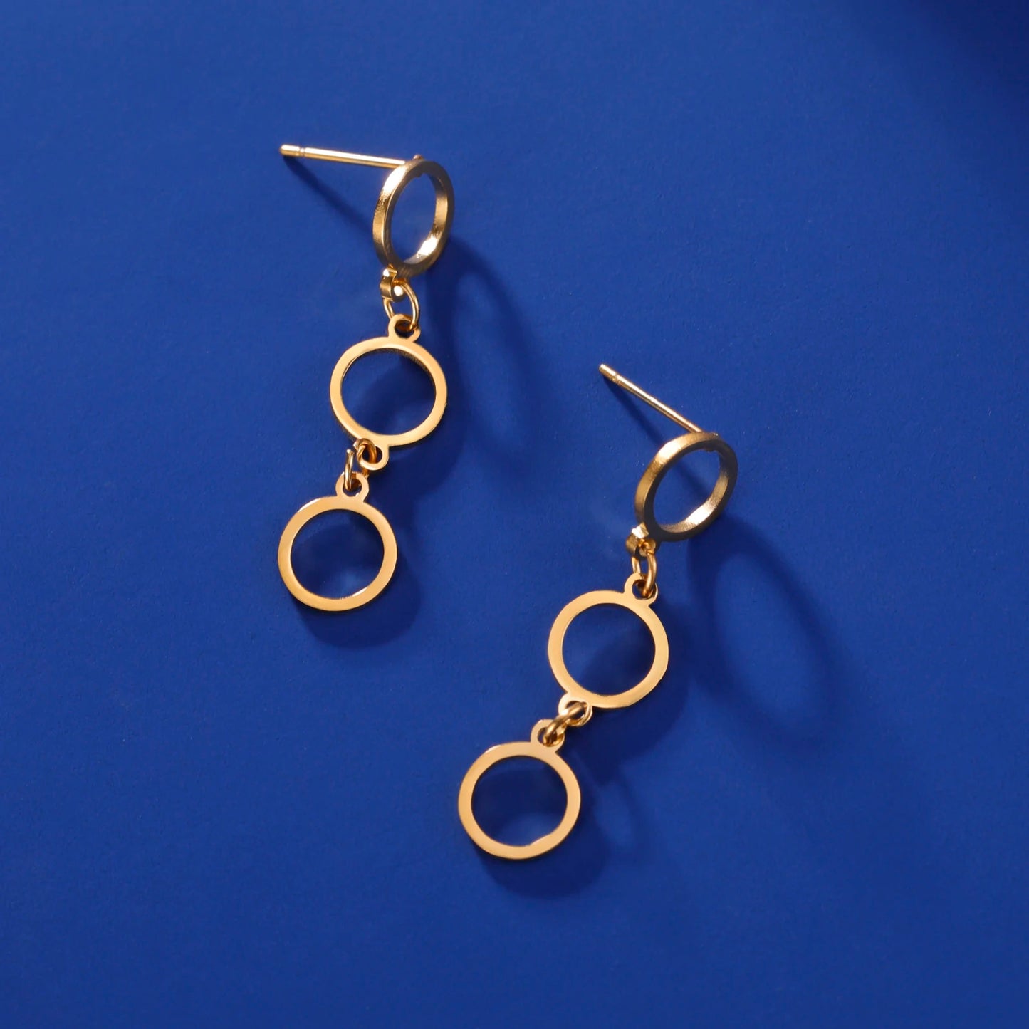 Athena Allure Designer Circle Earrings