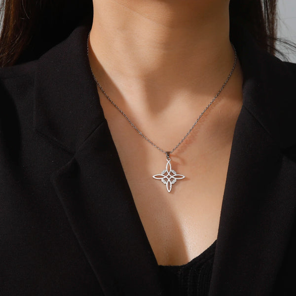 Athena Allure Designer Wicca Knot Necklace