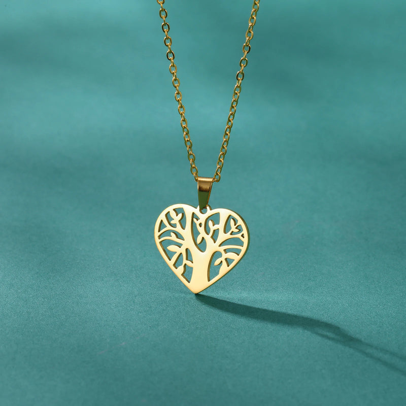 Athena Allure Designer Heart Tree of Life Pendant