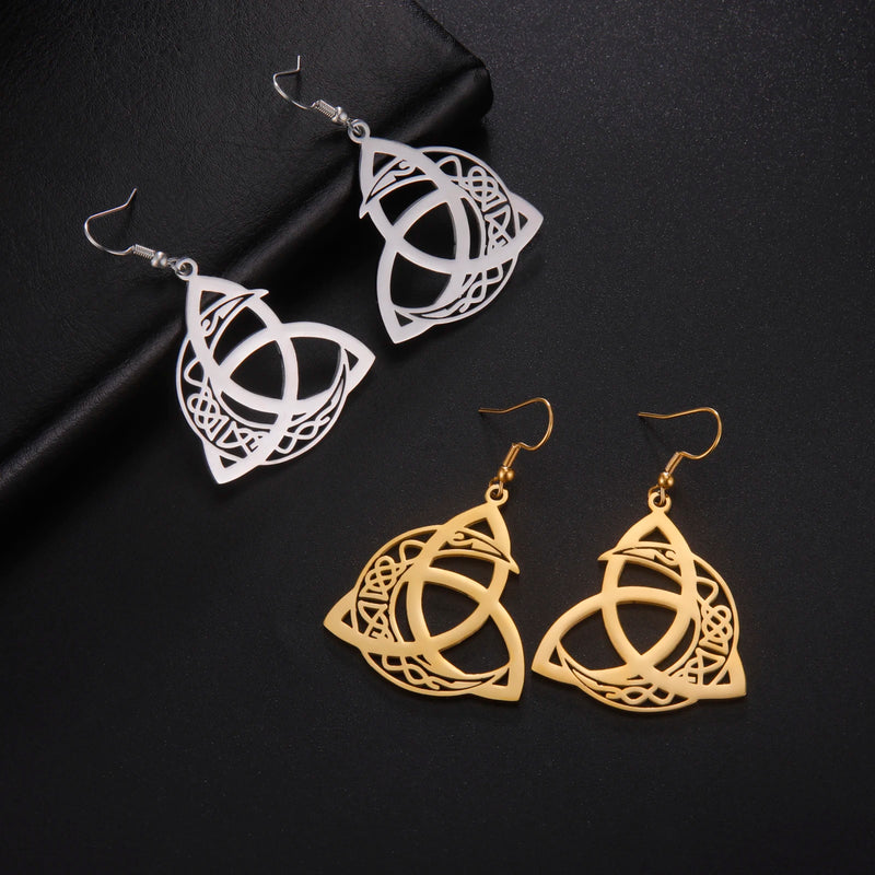 Athena Allure Designer Celtic Knot Earrings