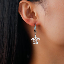 Athena Allure Designer Turtle earrings