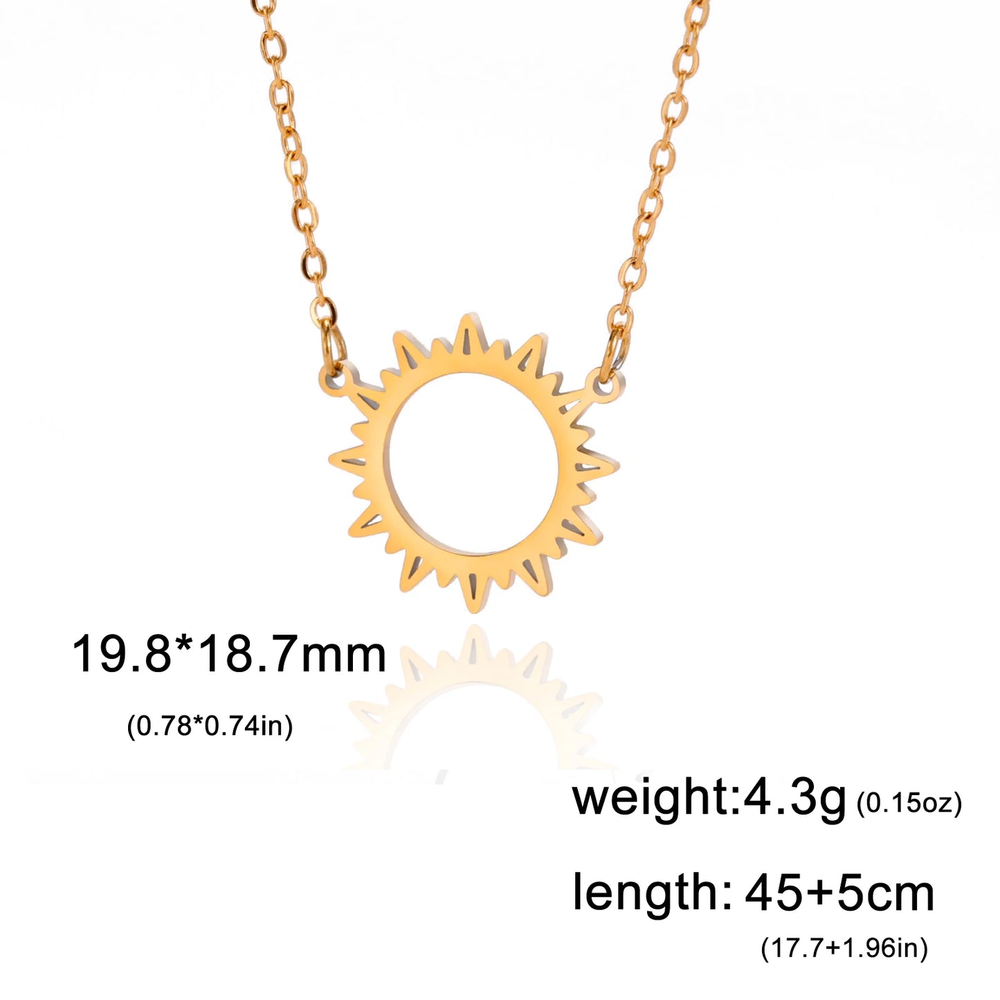 Athena Allure Designer Sun Pendent