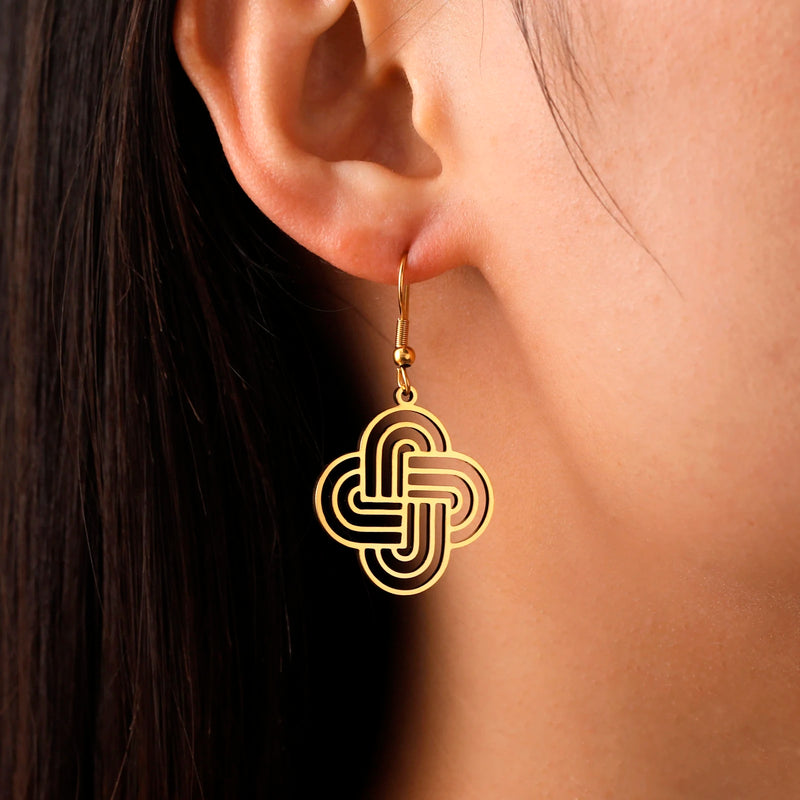 Athena Allure Designer Solomon’s Knot Earrings
