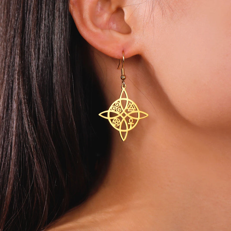 Athena Allure Designer Celtic Earrings