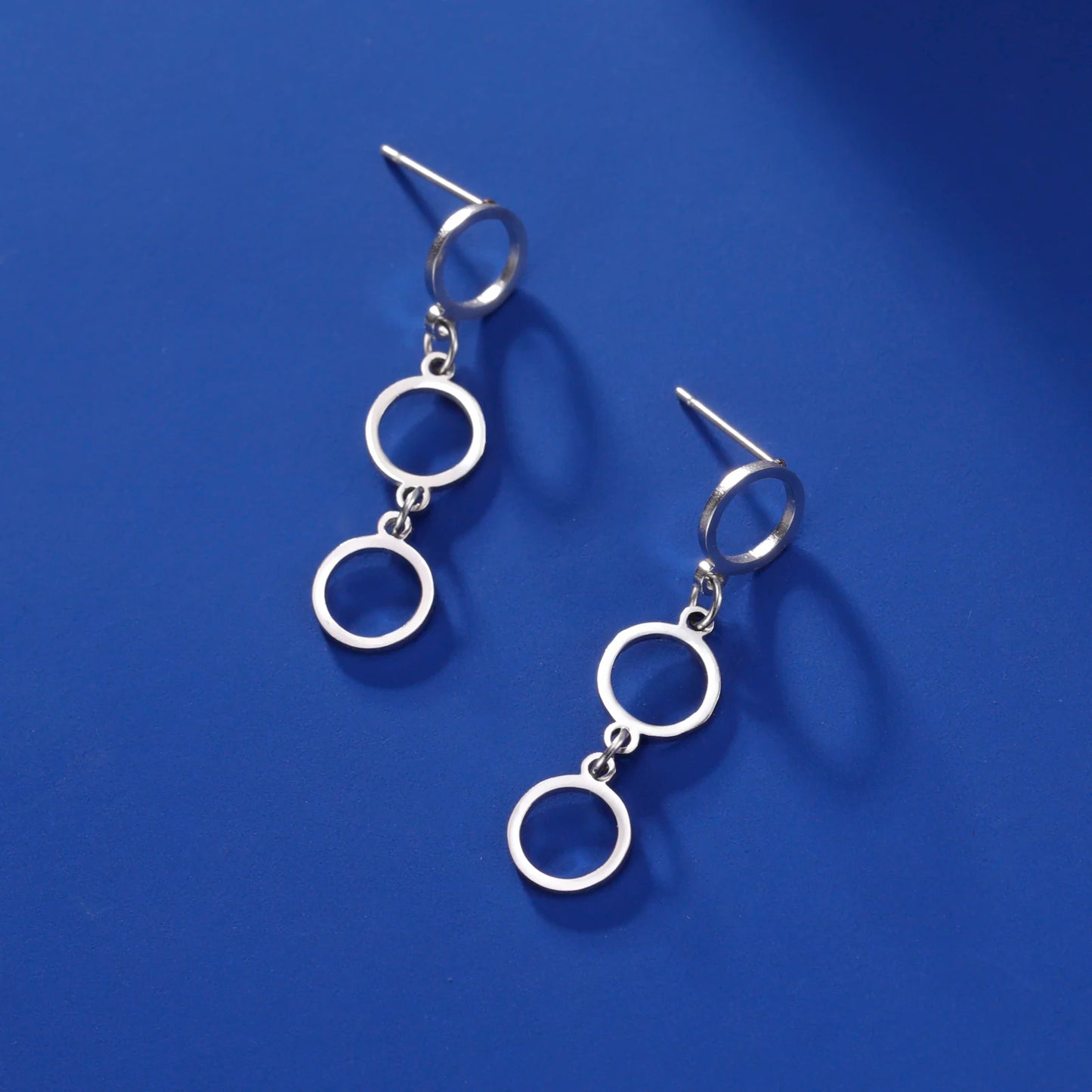 Athena Allure Designer Circle Earrings