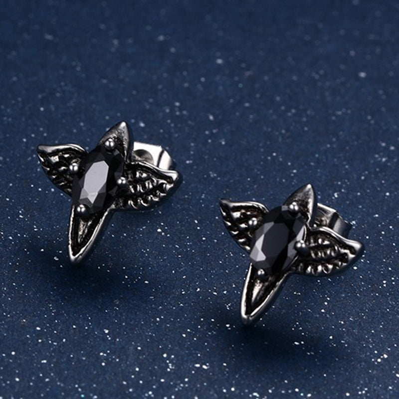 Gothic Winged Studs
