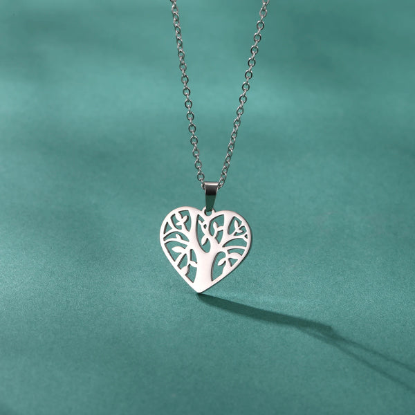 Athena Allure Designer Heart Tree of Life Pendant