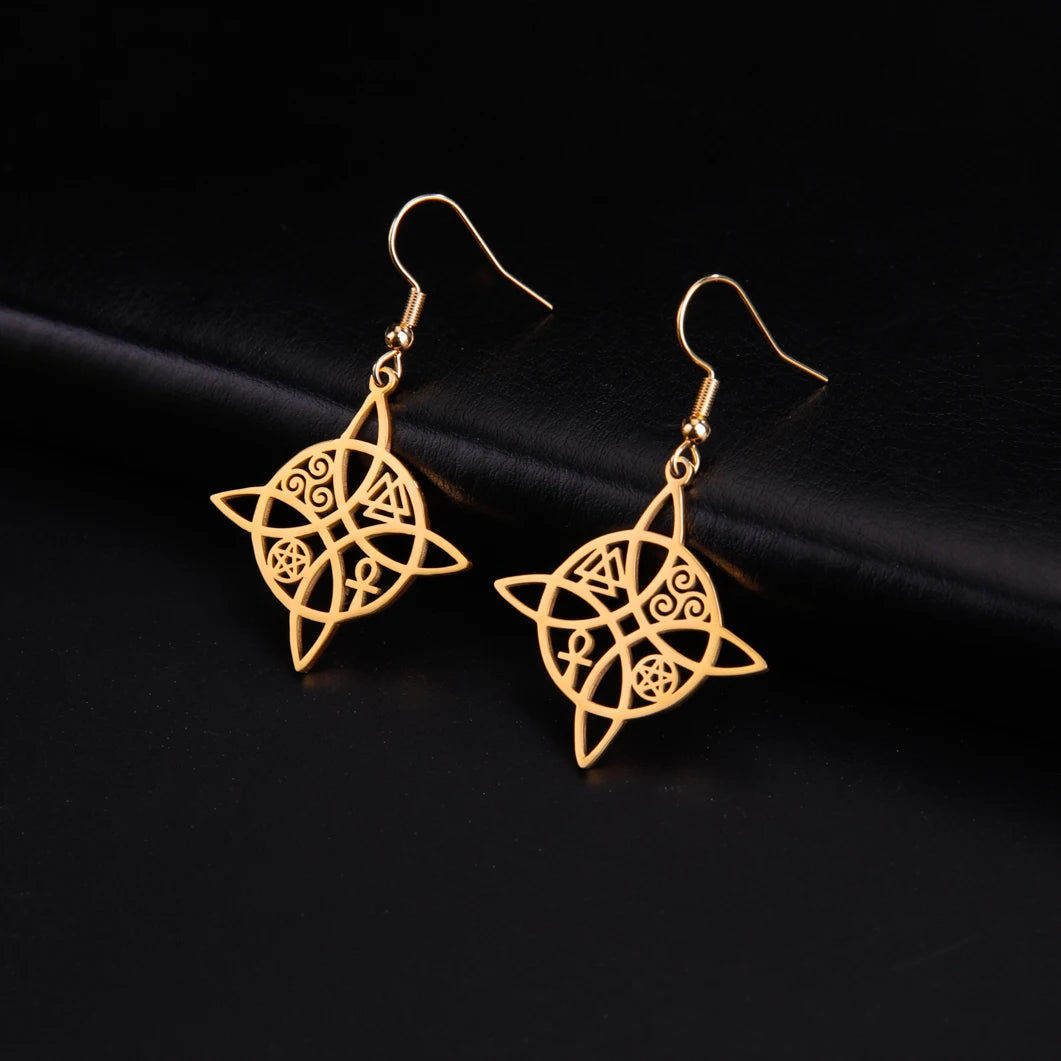 Athena Allure Designer Celtic Earrings