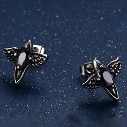 Gothic Winged Studs