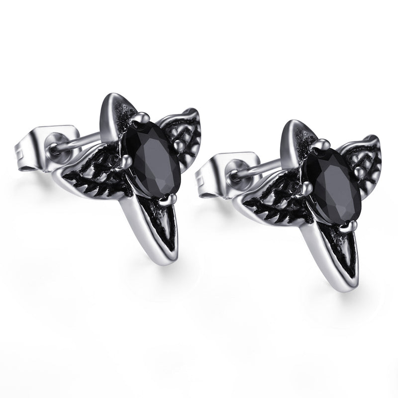Athena Allure Gothic Winged Studs