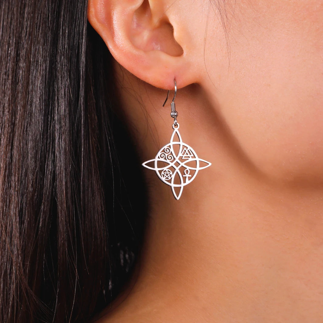 Athena Allure Designer Celtic Earrings