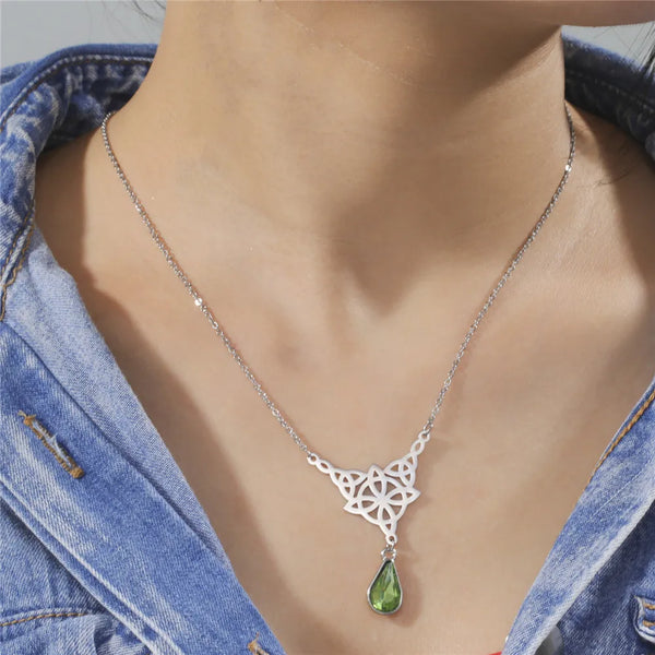 Athena Allure Designer Irish Knot Wicca Necklace