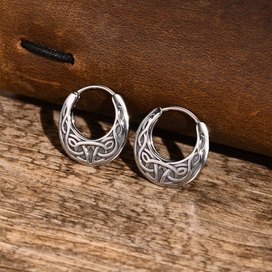 Athena Allure Viking Knot Hoops