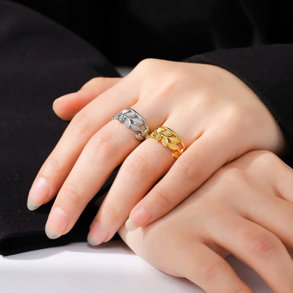 Athena Allure Designer Olive Ring