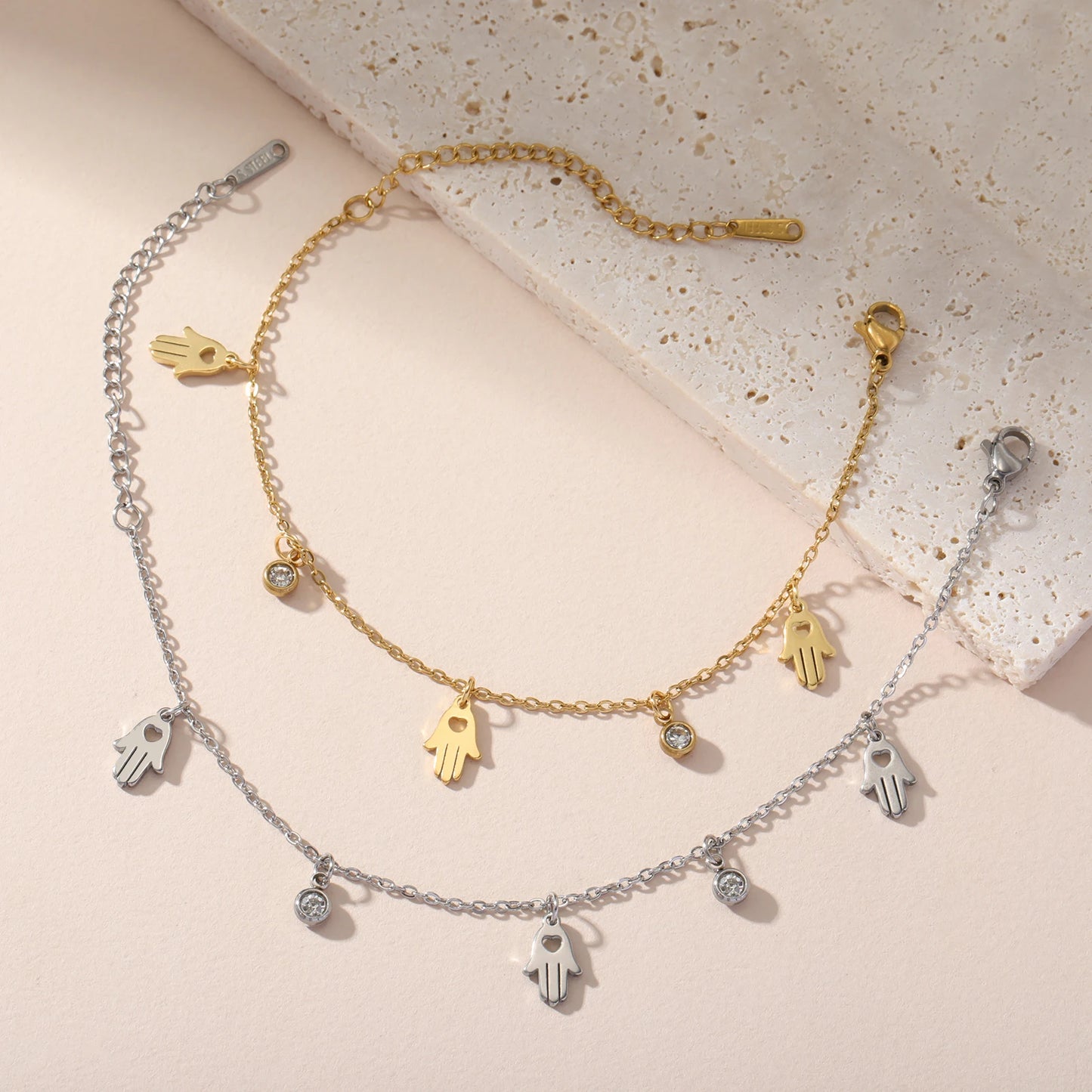 Athena Allure Hamsa Charm Bracelet