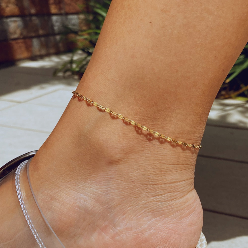 Cute Minimalist Chain Anklet