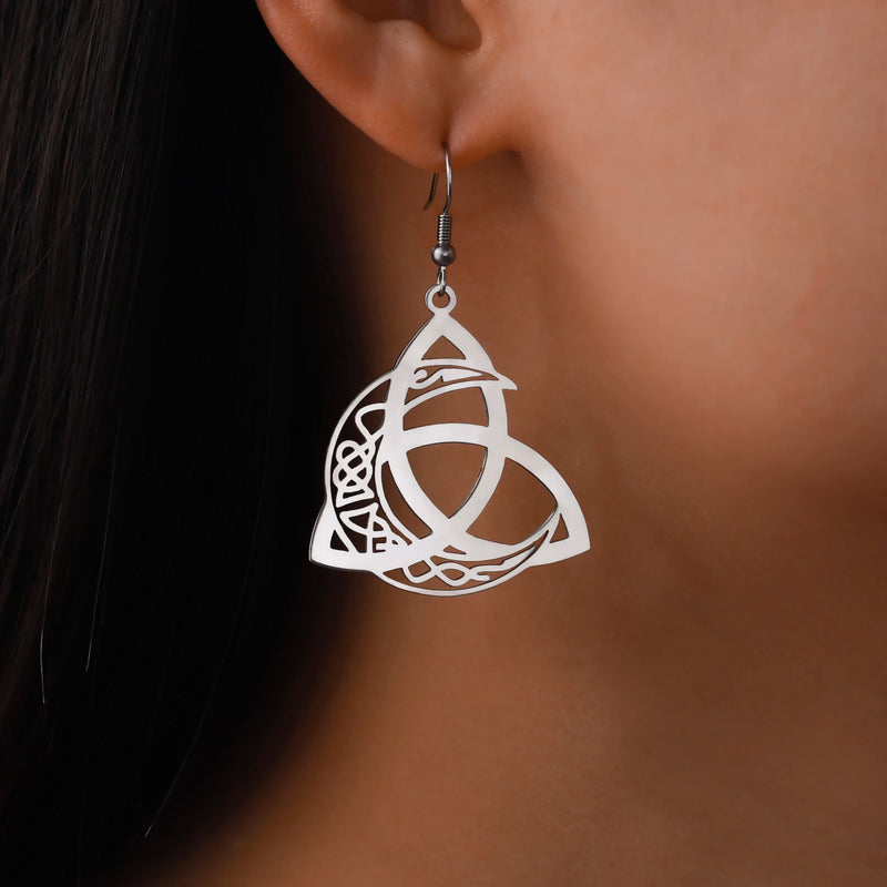 Athena Allure Designer Celtic Knot Earrings